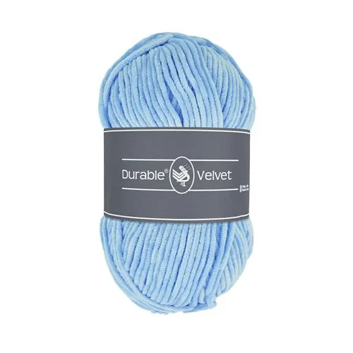 Sammetsgarn Durable Velvet 100gMellanblå 282 Nyhet
