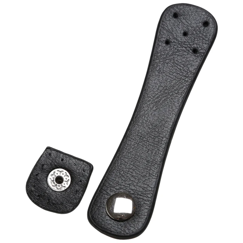 Begränsat antal Väskstängning Lock flap Svart Silver 22363 Go Handmade
