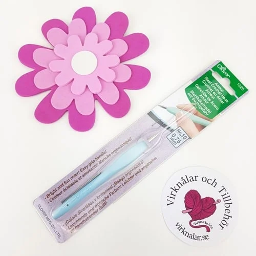 Rabatter Clover Amour Steel Tunna Ergonomiska Virknålar 0,75 mm
