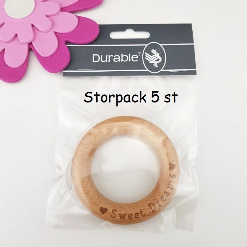 Träringar Sweet dreams 7 cmDurable Storpack 5 st Beställ idag
