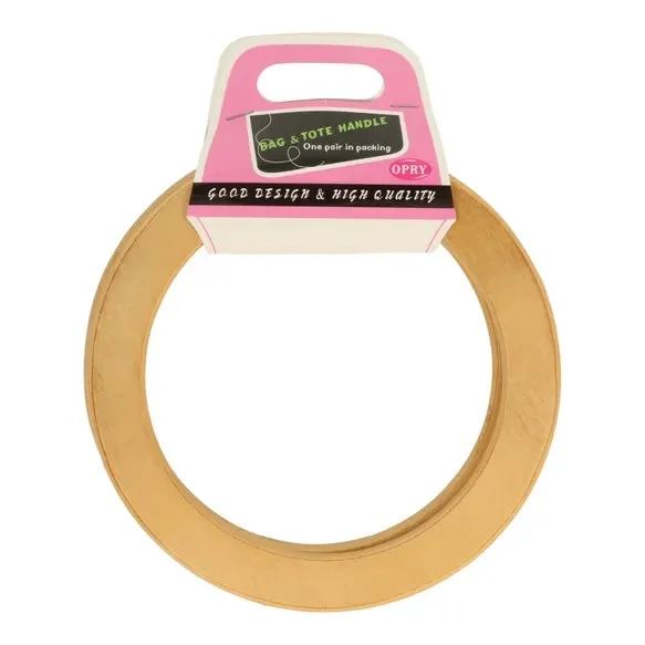 Väskhandtag Trä Runda 16 cm 980711 par Begränsat erbjudande