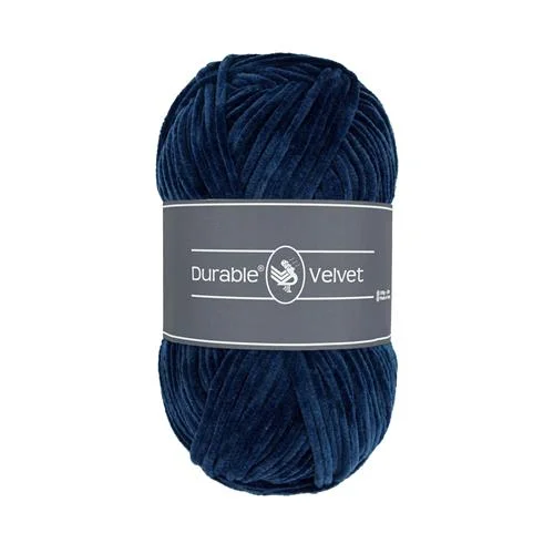Endast idag Sammetsgarn Durable Velvet 100g Navy Marinblå 321