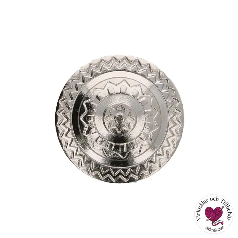 Metallknappar Blank Silver Islands knappar 20 mm 5 st5601 Begränsad tid