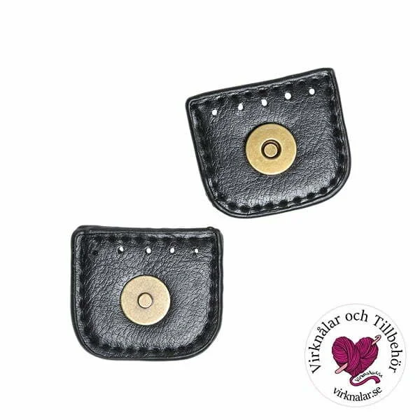 Fynd Väskstängning Magnetlås SvartBrons22371 Go Handmade