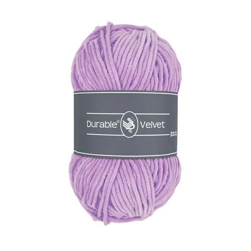 Sammetsgarn Durable Velvet 100g Lavender Ljuslila 396 Fynd