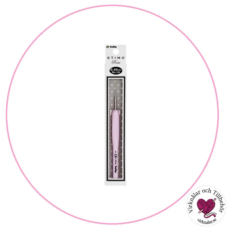 Tulip Etimo Rose Steel Lyxiga Ergonomiska virknålar 0,40 mm Rea