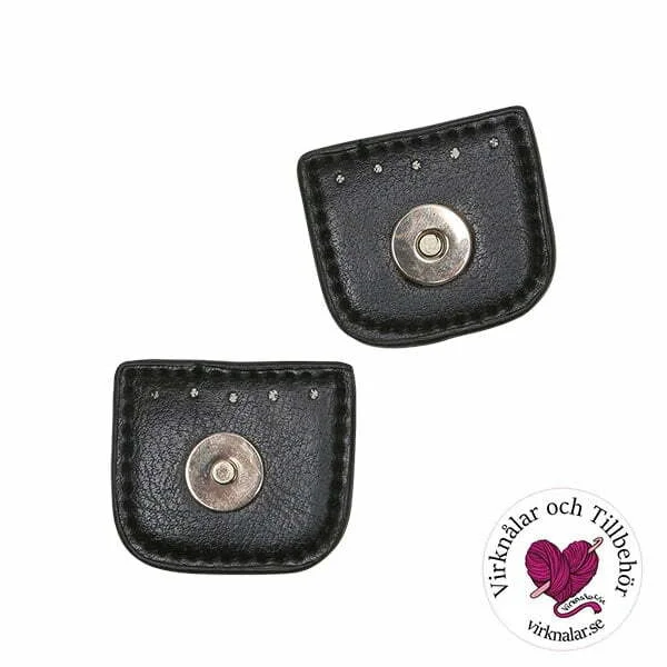 I lager VäskstängningMagnetlås SvartGuld 22159 Go Handmade