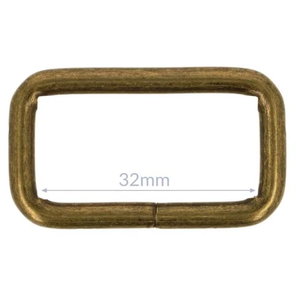 Väskspänne Rektangel Antikbrons 32 mm 1 st 026 Köp online