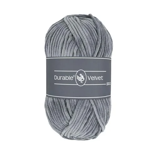 Köp nu Sammetsgarn Durable Velvet 100g 180m Mörkare Grå 2232