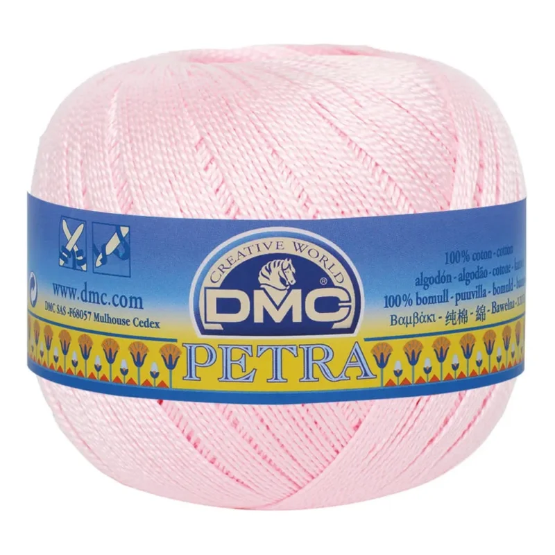 Virkgarn Dmc Petra Nr 8 100 g Ljusrosa 54458 Köp online
