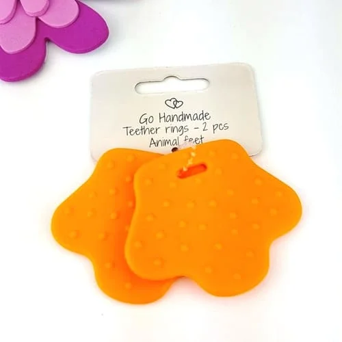 Kampanj Bitringar Fötter 2 st Orange22001 Go Handmade
