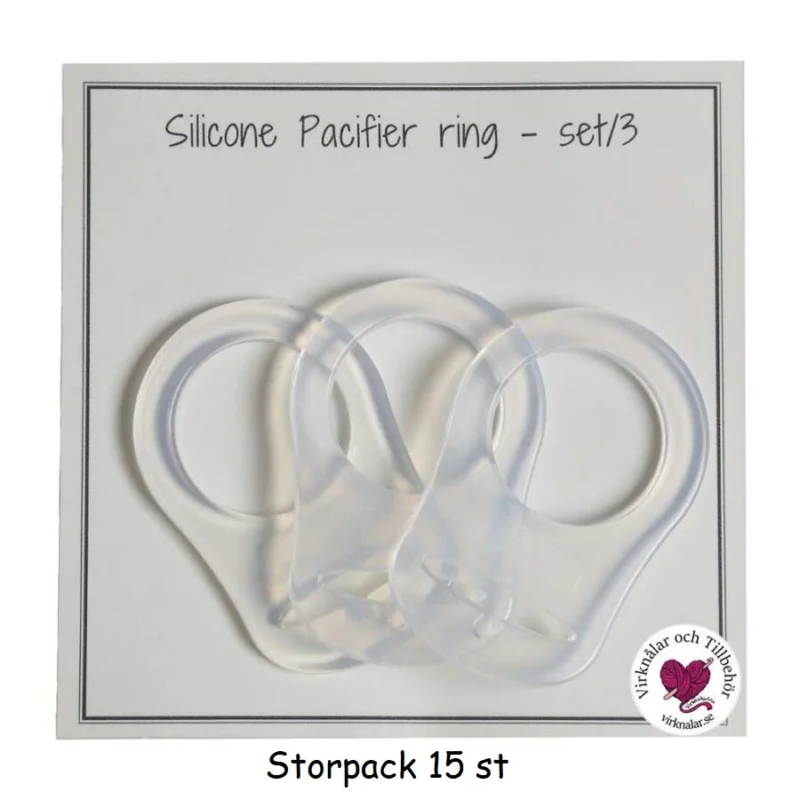 Erbjudande Silikonringar MAM ring Genomskinliga 15 st Storpack
