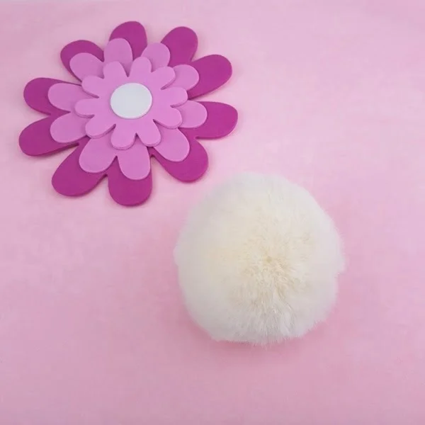 Pälstofs Supermjuk 7 cm Naturvitm ögla Kundfavorit