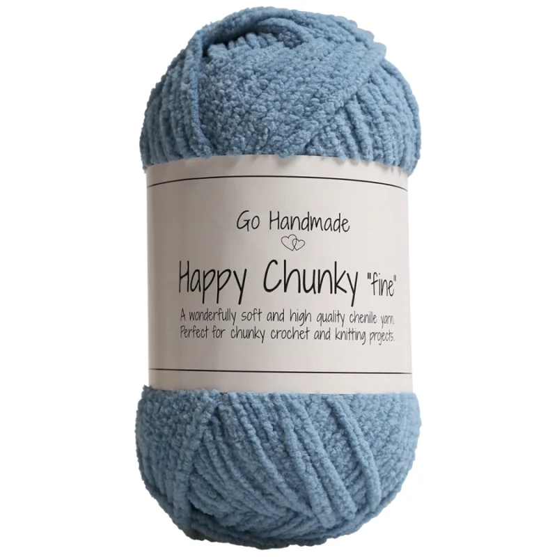Happy Chunky Fine 50g 65m Jeansblue 17864 Go Handmade Beställ idag