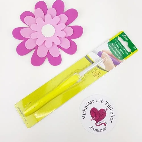 Clover Amour Chunky Grövre Ergonomiska Virknålar 7 mm Endast idag