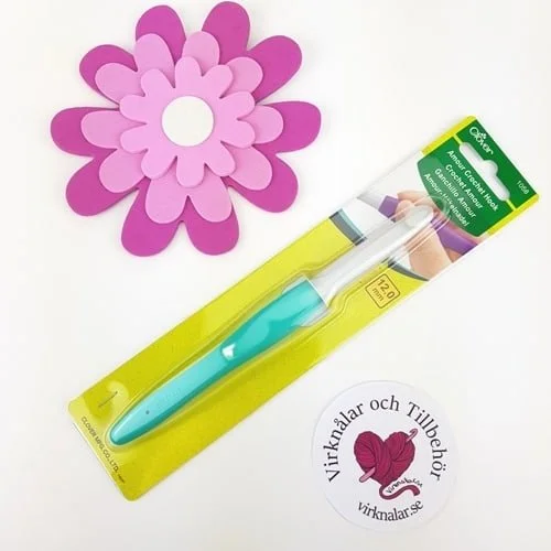 Clover Amour Chunky Grövre Ergonomiska Virknålar 12 mm Billig