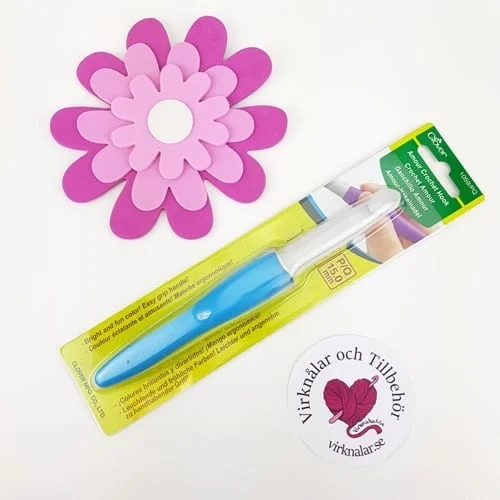 Expressleverans Clover Amour Chunky Grövre Ergonomiska Virknålar 15 mm
