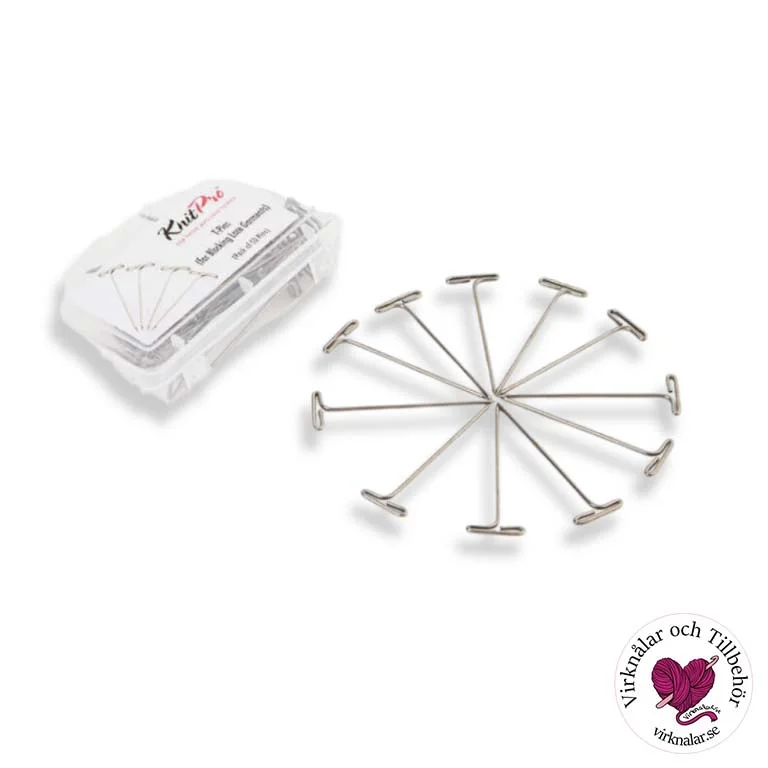 T-nålar Blockning 40 mm 50 st K10873 Knitpro Nyhet