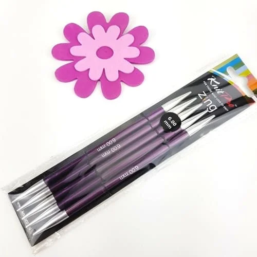 KnitPro Zing Strumpstickor 15 cm6.0 mm 47013 Bästa pris