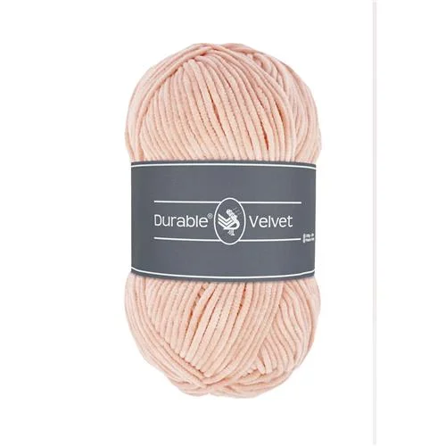 Sammetsgarn Durable Velvet 100g Pale Pink Ljus gammelrosa 2192 Rabatt