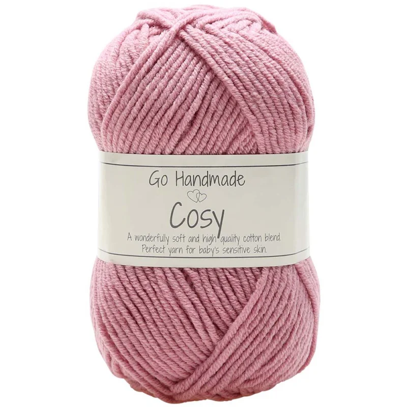 Cosy garn 50 g Go HandmadeLight Old rose 17381 Fynd