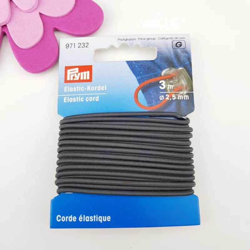 Rundresår 2,5 mm Grå 3 m 971 232 Prym Sista chansen
