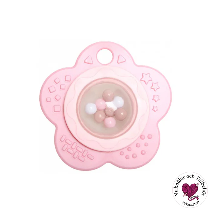 Expressleverans Bitring BlomSkallra m pinglorRosa 8 cm n11021