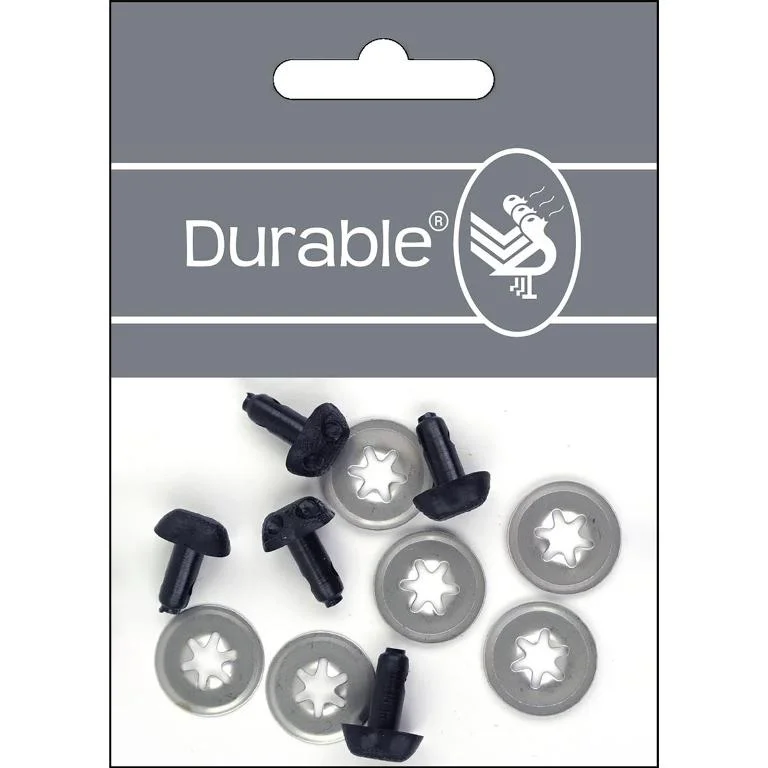 SäkerhetsnosarDjurnos Svart 12 mm 5 st Nr 1 Durable I lager