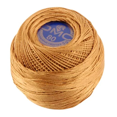 Virkgarn DMC Special Dentelles Nr 80 5g Ginger Gold 435 Endast denna vecka