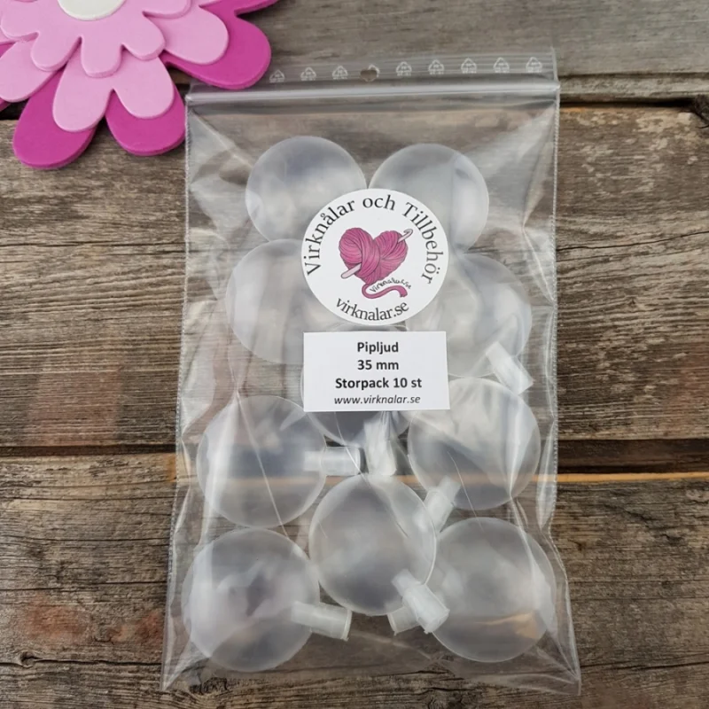 Rabatt Pipljud 35 mm Babyleksaker Storpack 10 st
