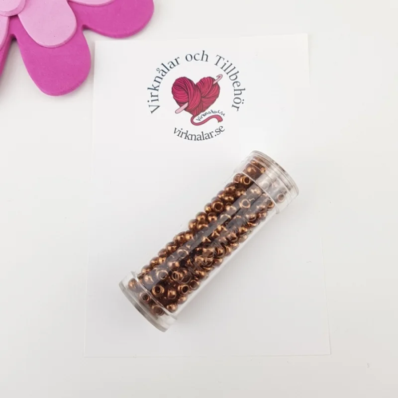 Pärlor Gütermann Seed Beads 6 mm 2100 Koppar Endast idag