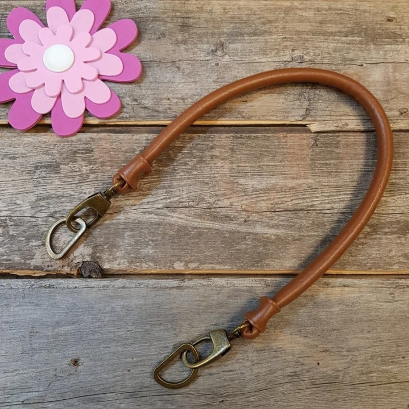 Nyhet Väskhandtag 44 cm Chokladbrun Brons 22132 1 st handtag