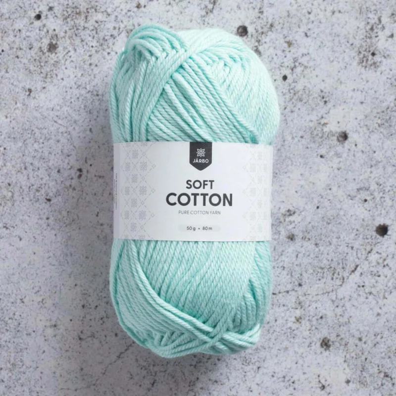 Sänkt pris Soft Cotton 50 g Paled Aqua Ljusmint 8885