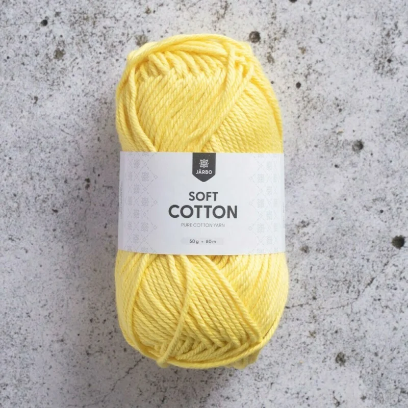 I lager Soft Cotton 50 g Lemon Gul 8874