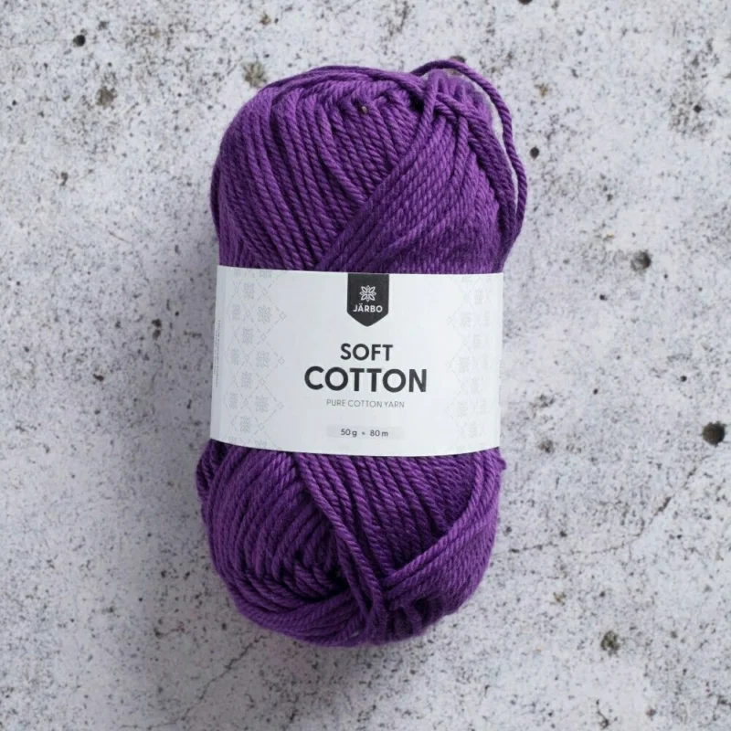 Outlet Soft Cotton 50 g Plum Mörklila 8877