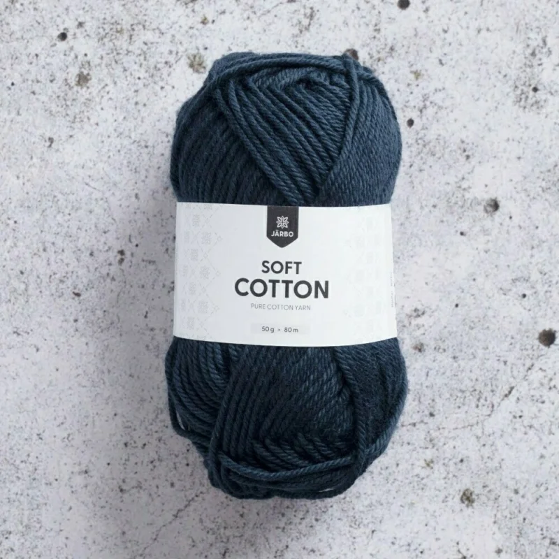 Fri frakt Soft Cotton 50 g Navy Blue Mörkblå 8829