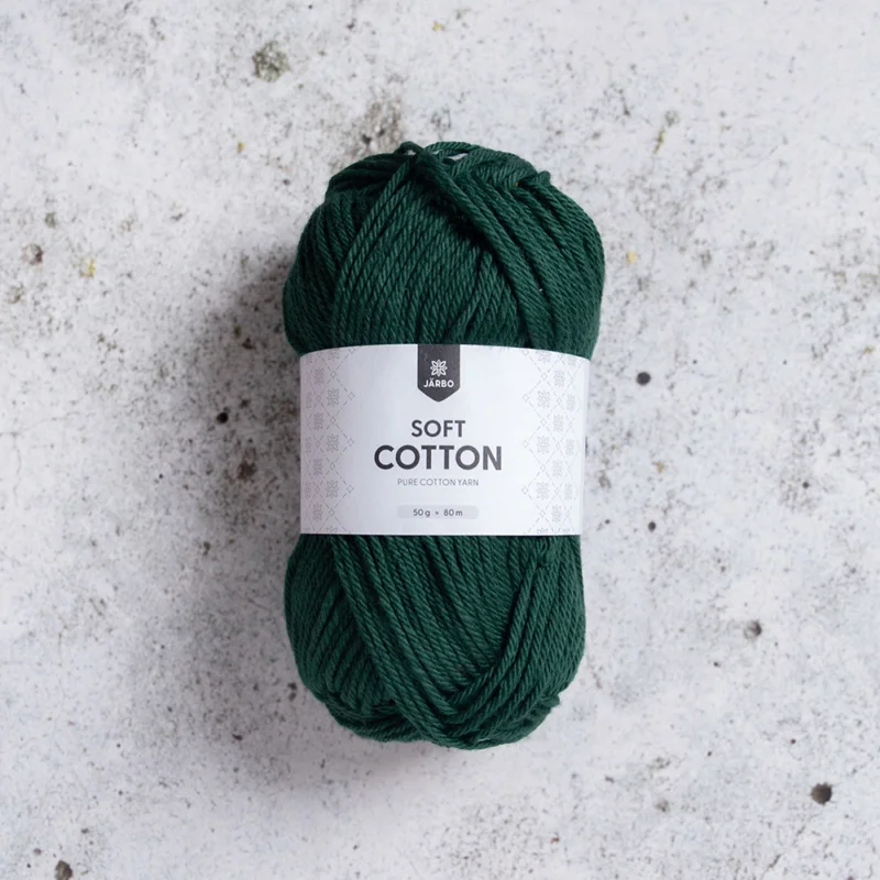 Snabb leverans Soft Cotton 50 g Into the Woods Mörkgrön 8900