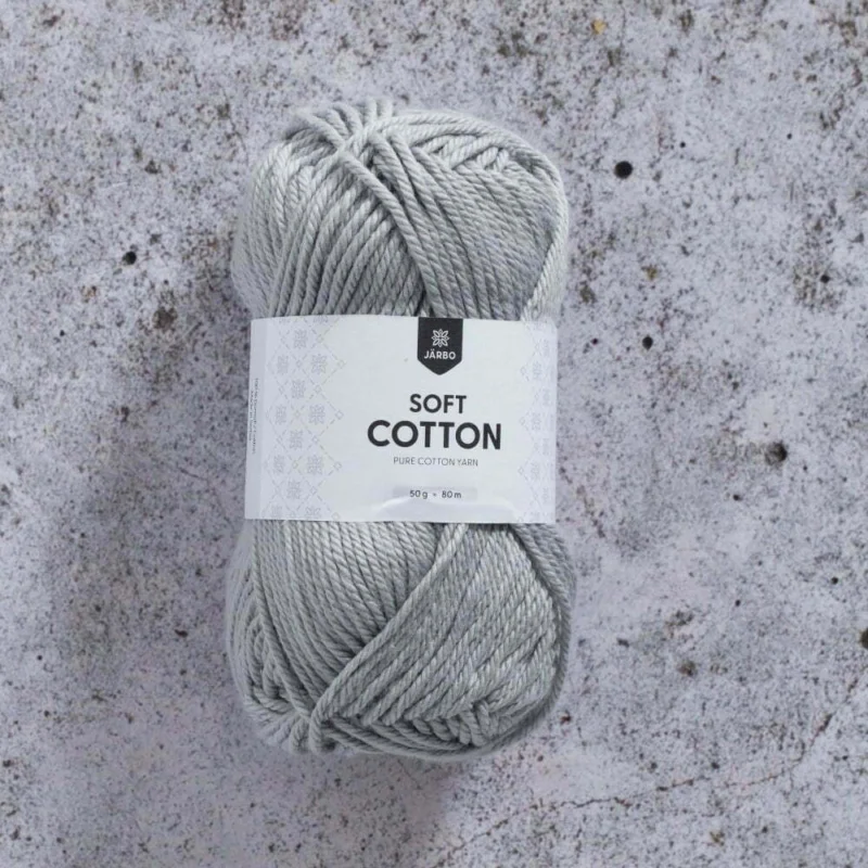 Soft Cotton 50 g Silvergrå 8884 Nedsatt pris