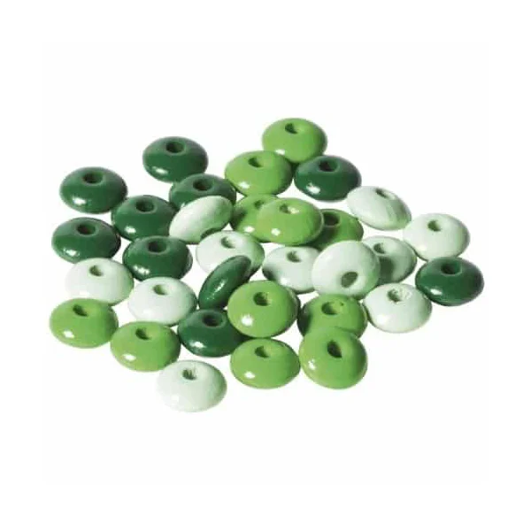 Träpärlor Linser 10 mm 33 st Knorr Prandell Grönmix Köp online