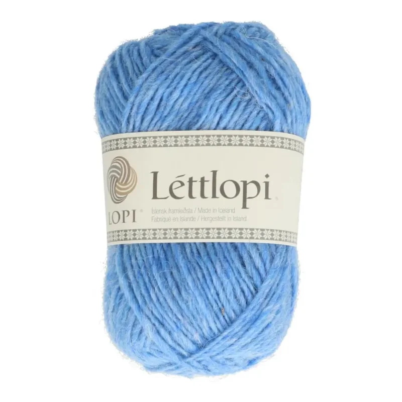 Trygg betalning Lettlopi Ullgarn Ljusblå Heaven Blue 50g 1402