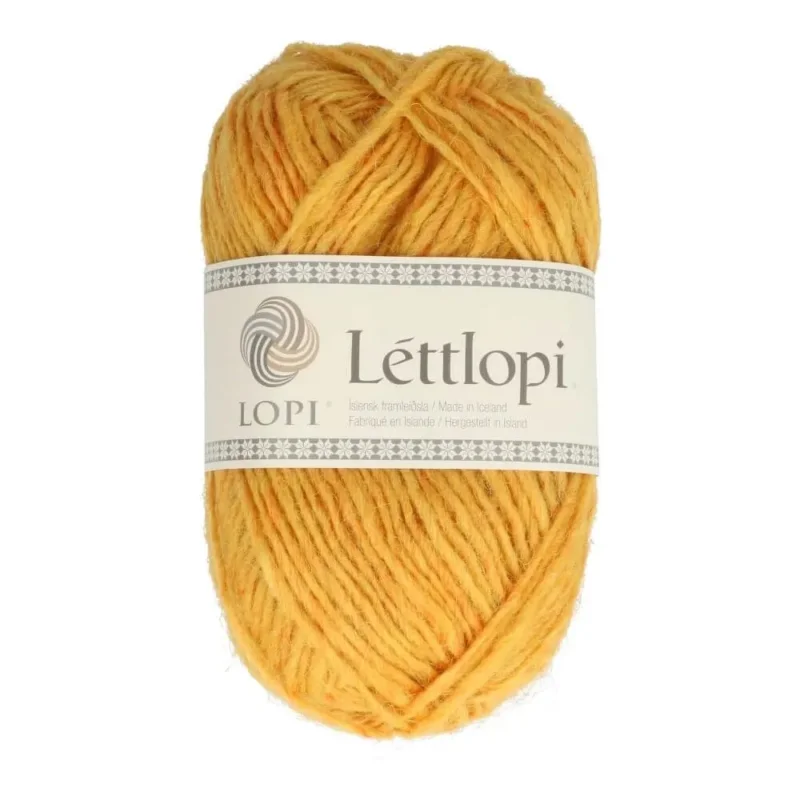 Rabatt LettlopiUllgarn Gul Mimosa 50 g nr 1703