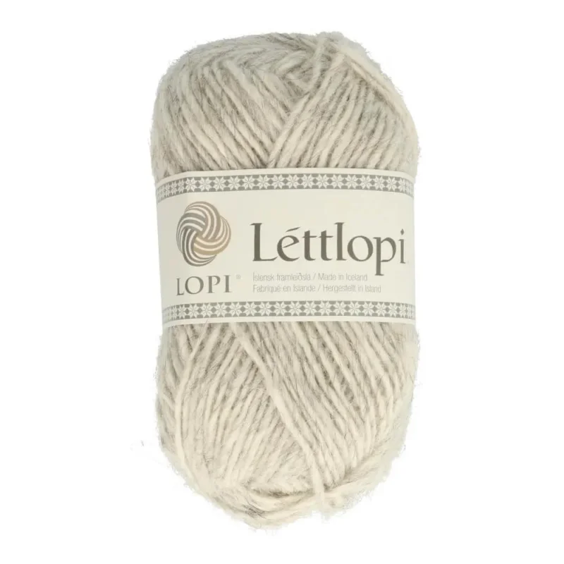 Lettlopi Ullgarn Ljusgrå Light Ash 50 g 0054 Lågt pris