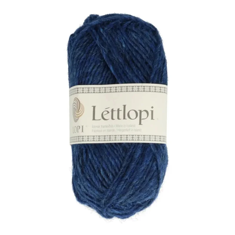 Snabb frakt Lettlopi Ullgarn Blå Lapis Blue Heather 50g 1403