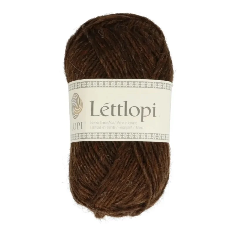 Populärt val Lettlopi Ullgarn Chocolate Heather 50 g 0867