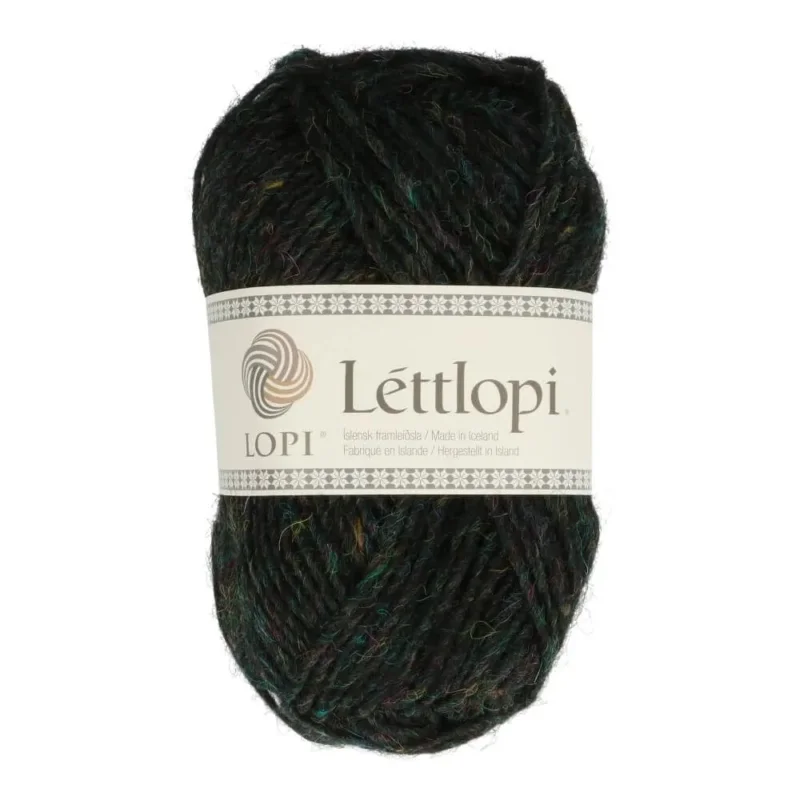 Lettlopi Ullgarn Mörkgrön Galaxy 50 g nr 1707 Nedsatt pris