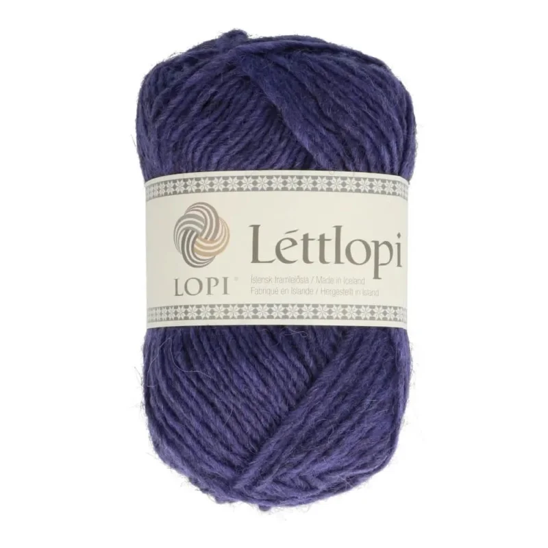 Endast denna vecka Lettlopi Ullgarn Blålila Grape Heather 50 g 9432