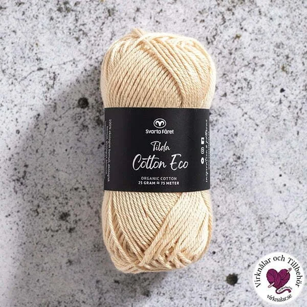 Tilda Cotton Eco 25 g Pale Peach Nr 506 – Storpack 10 st Endast idag