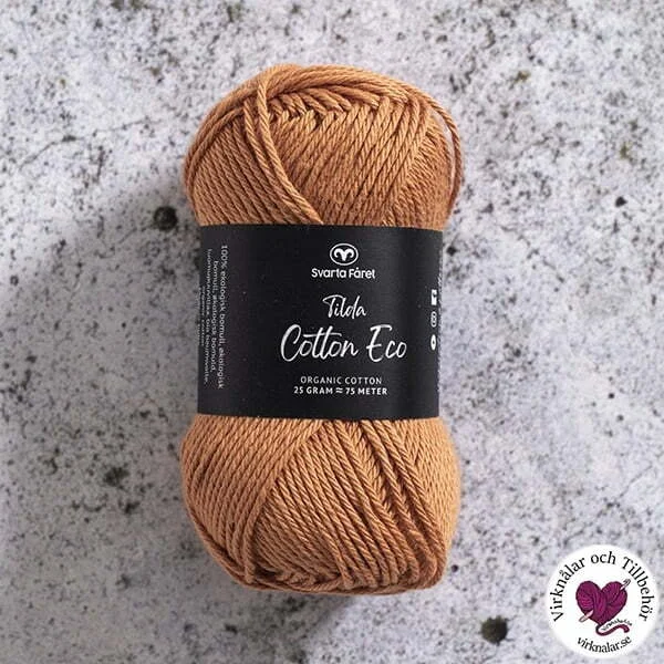 Erbjudandepris Tilda Cotton Eco 25 gRost Orange Nr 539 – Storpack 10 st