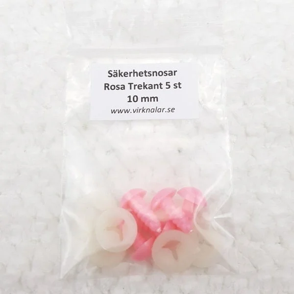SäkerhetsnosarRosa Trekant 10 mm 5 st Handla nu