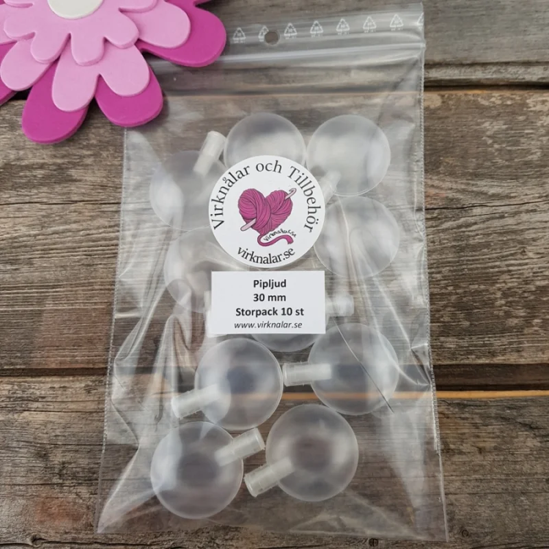 Pipljud 30 mm Babyleksaker Storpack 10 st Nedsatt pris